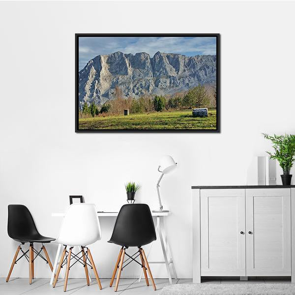 Alluitz Urkiola Mountain Panoramic Canvas Wall Art-1 Piece-36" x 12"-Tiaracle