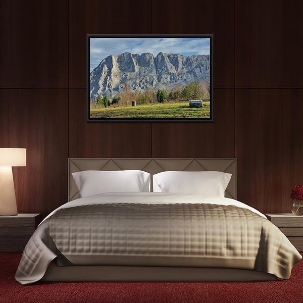 Alluitz Urkiola Mountain Panoramic Canvas Wall Art-1 Piece-36" x 12"-Tiaracle