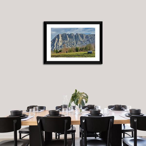 Alluitz Urkiola Mountain Panoramic Canvas Wall Art-1 Piece-36" x 12"-Tiaracle