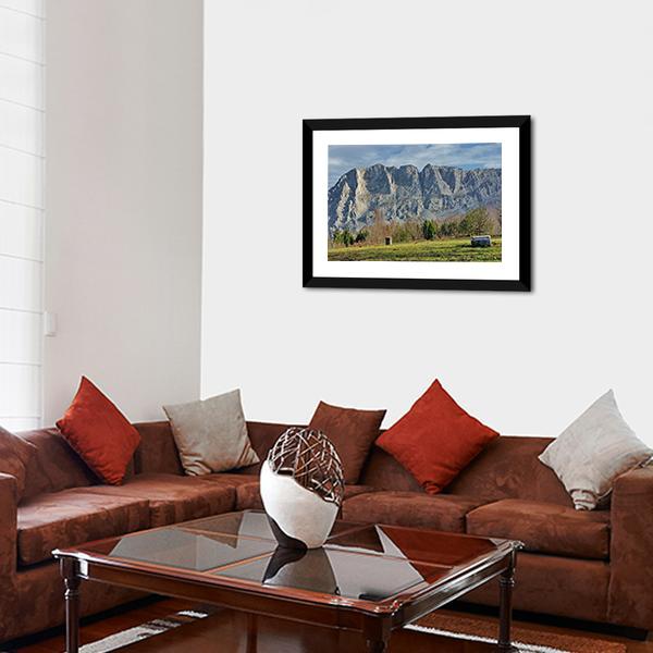 Alluitz Urkiola Mountain Panoramic Canvas Wall Art-1 Piece-36" x 12"-Tiaracle