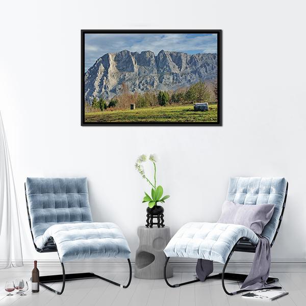 Alluitz Urkiola Mountain Panoramic Canvas Wall Art-1 Piece-36" x 12"-Tiaracle