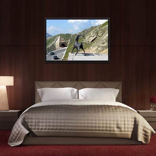 Alpine Grossglockner Road Canvas Wall Art-3 Horizontal-Gallery Wrap-25" x 16"-Tiaracle