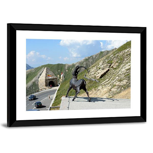 Alpine Grossglockner Road Canvas Wall Art-3 Horizontal-Gallery Wrap-25" x 16"-Tiaracle