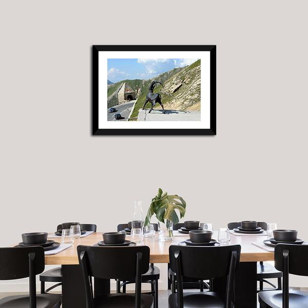 Alpine Grossglockner Road Canvas Wall Art-3 Horizontal-Gallery Wrap-25" x 16"-Tiaracle