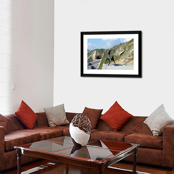 Alpine Grossglockner Road Canvas Wall Art-3 Horizontal-Gallery Wrap-25" x 16"-Tiaracle