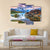 Alpine Lake & Matterhorn Canvas Wall Art-4 Pop-Gallery Wrap-50" x 32"-Tiaracle