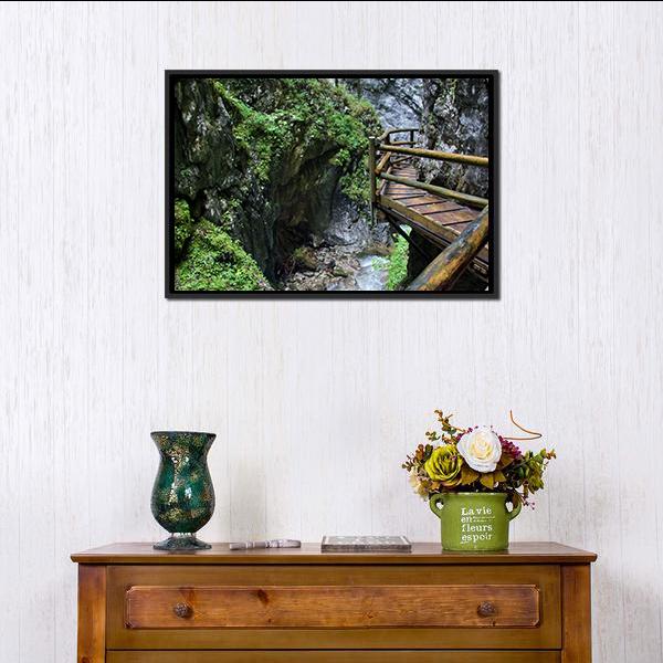 Alps In Austria Vertical Canvas Wall Art-3 Vertical-Gallery Wrap-12" x 25"-Tiaracle