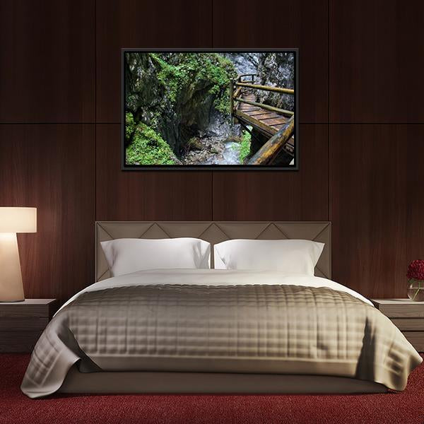 Alps In Austria Vertical Canvas Wall Art-3 Vertical-Gallery Wrap-12" x 25"-Tiaracle