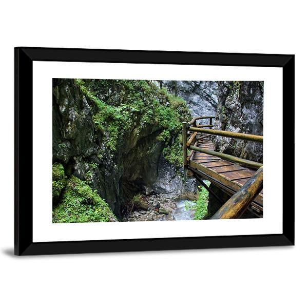 Alps In Austria Vertical Canvas Wall Art-3 Vertical-Gallery Wrap-12" x 25"-Tiaracle