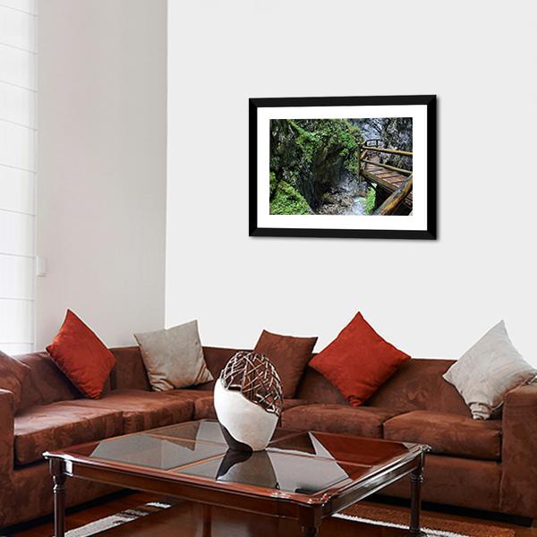 Alps In Austria Vertical Canvas Wall Art-3 Vertical-Gallery Wrap-12" x 25"-Tiaracle