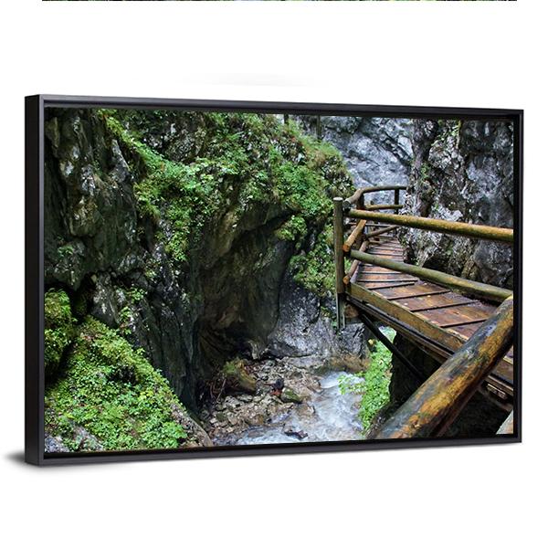 Alps In Austria Vertical Canvas Wall Art-3 Vertical-Gallery Wrap-12" x 25"-Tiaracle