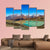 Alps Mountain Landscape Canvas Wall Art-4 Pop-Gallery Wrap-50" x 32"-Tiaracle