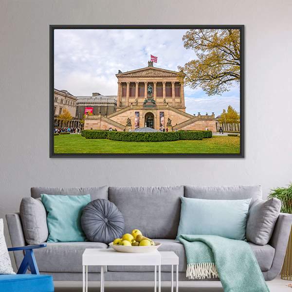 Alte Nationalgalerie Canvas Wall Art-3 Horizontal-Gallery Wrap-25" x 16"-Tiaracle