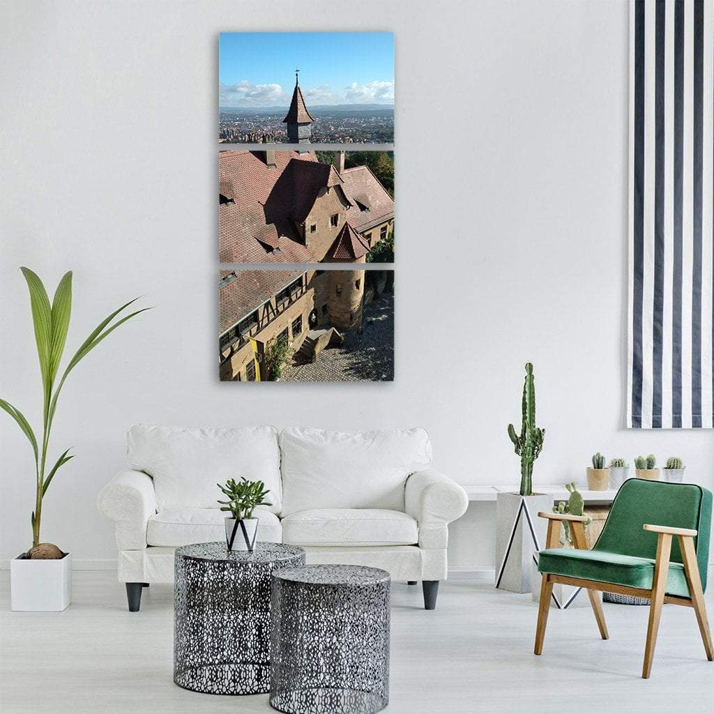 Altenburg Castle In Germany Vertical Canvas Wall Art-3 Vertical-Gallery Wrap-12" x 25"-Tiaracle