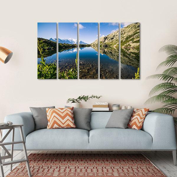 Altitude Lake Canvas Wall Art-5 Horizontal-Gallery Wrap-22" x 12"-Tiaracle