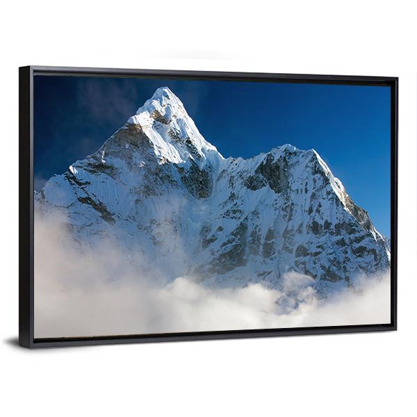 Ama Dablam Nepal Canvas Wall Art-3 Horizontal-Gallery Wrap-25" x 16"-Tiaracle