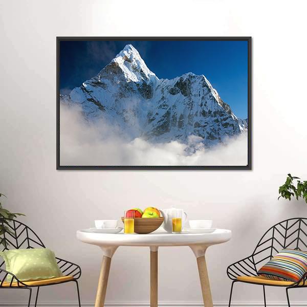 Ama Dablam Nepal Canvas Wall Art-3 Horizontal-Gallery Wrap-25" x 16"-Tiaracle