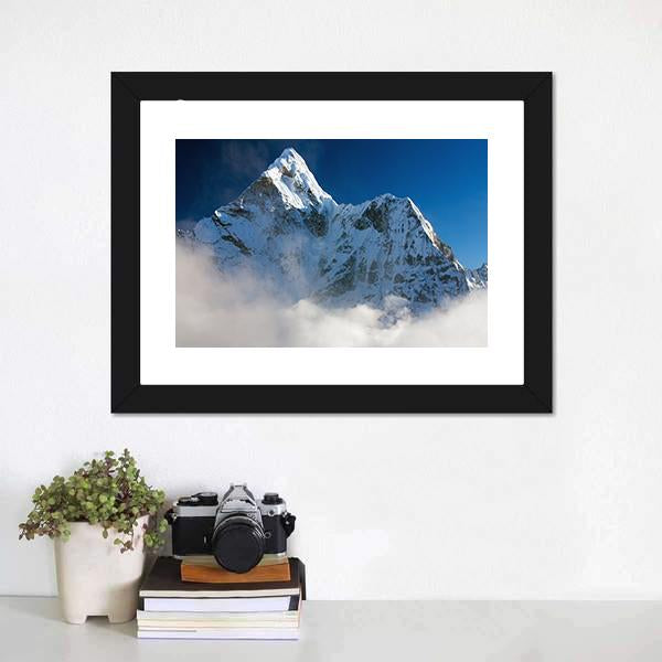 Ama Dablam Nepal Canvas Wall Art-3 Horizontal-Gallery Wrap-25" x 16"-Tiaracle