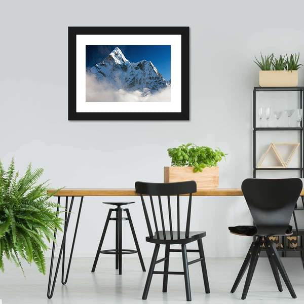 Ama Dablam Nepal Canvas Wall Art-3 Horizontal-Gallery Wrap-25" x 16"-Tiaracle