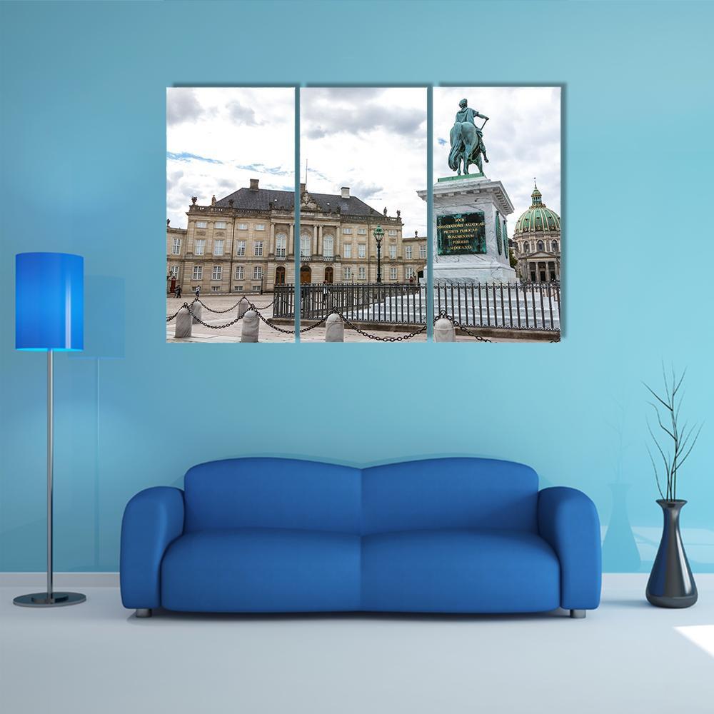 Amalienborg Palace Museum Canvas Wall Art-3 Horizontal-Gallery Wrap-37" x 24"-Tiaracle