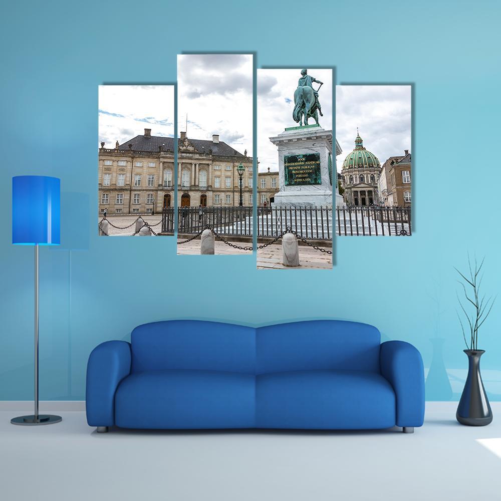 Amalienborg Palace Museum Canvas Wall Art-4 Pop-Gallery Wrap-50&quot; x 32&quot;-Tiaracle