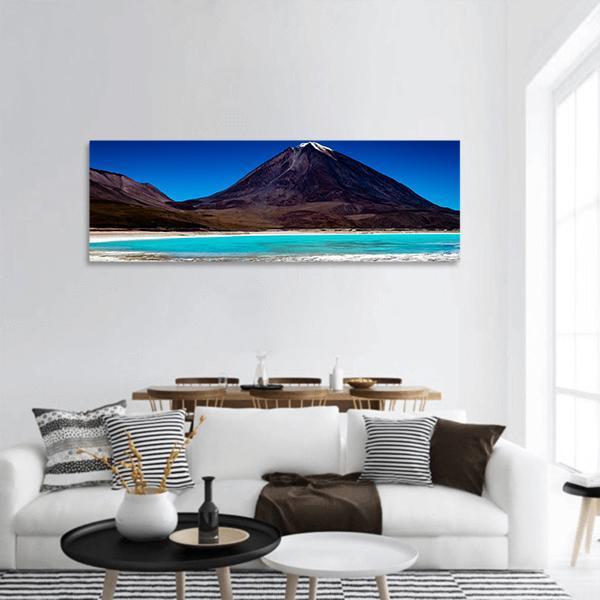Bolivia Lagoon Panoramic Canvas Wall Art-1 Piece-36" x 12"-Tiaracle