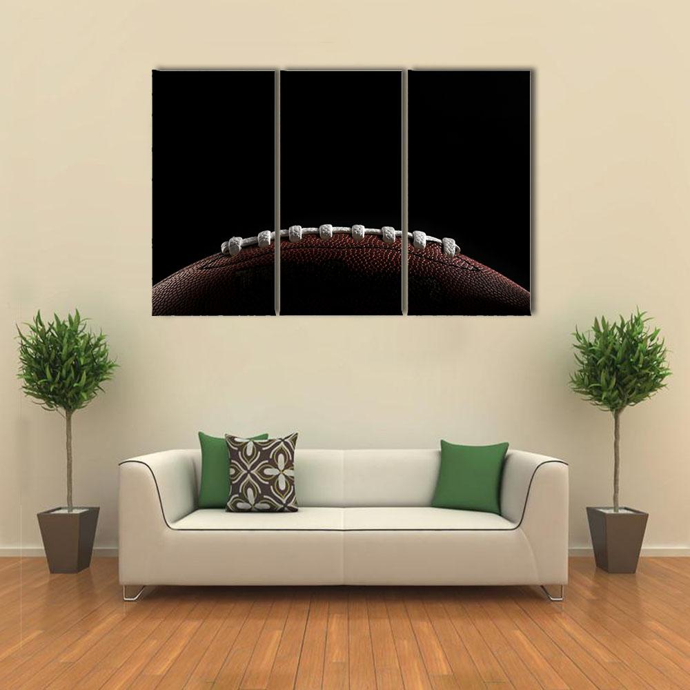 American Football Canvas Wall Art-3 Horizontal-Gallery Wrap-25&quot; x 16&quot;-Tiaracle