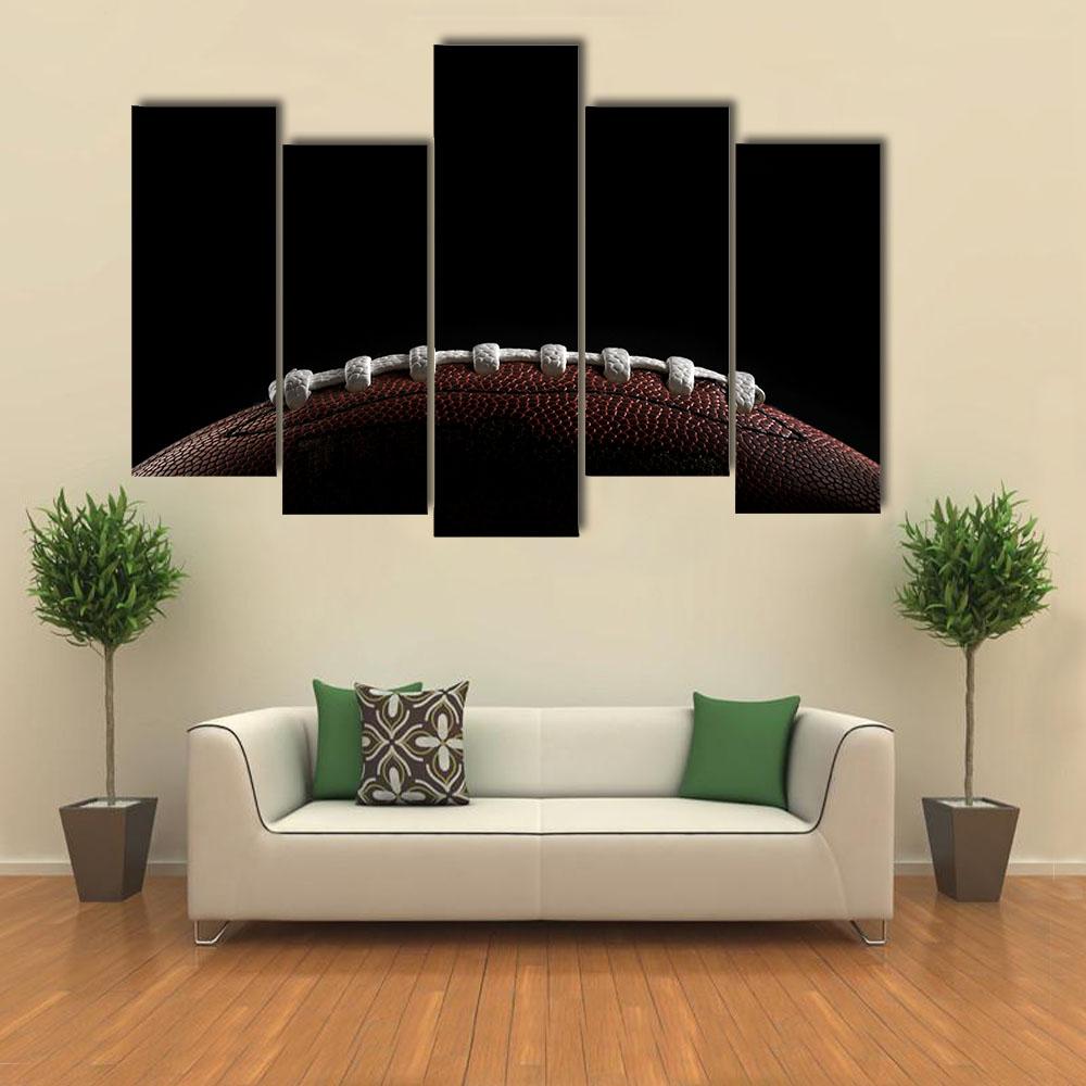 American Football Canvas Wall Art-5 Pop-Gallery Wrap-32&quot; x 21&quot;-Tiaracle