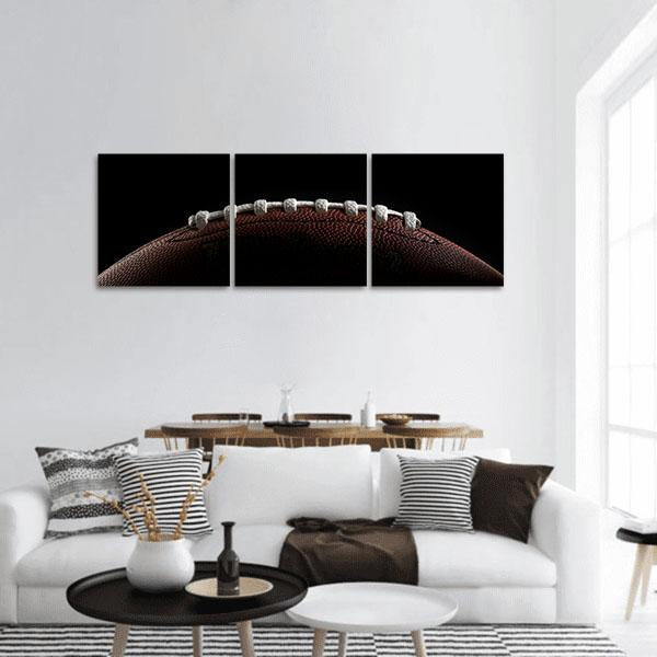 American Football Panoramic Canvas Wall Art-3 Piece-25" x 08"-Tiaracle