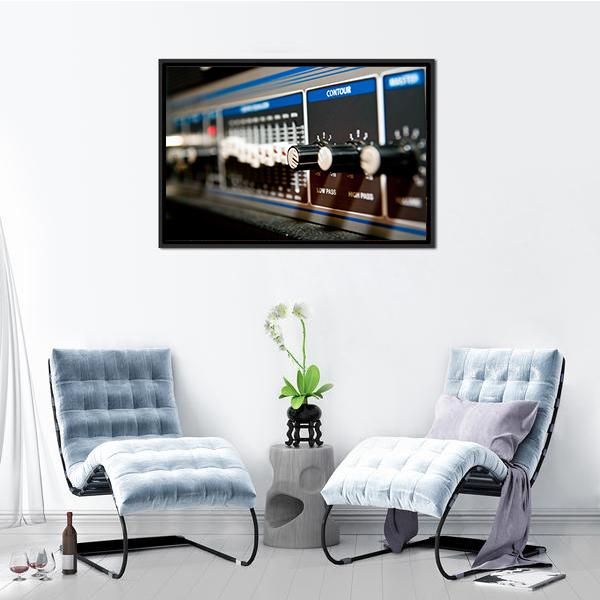Amplifier Equipment Canvas Wall Art-3 Horizontal-Gallery Wrap-25" x 16"-Tiaracle