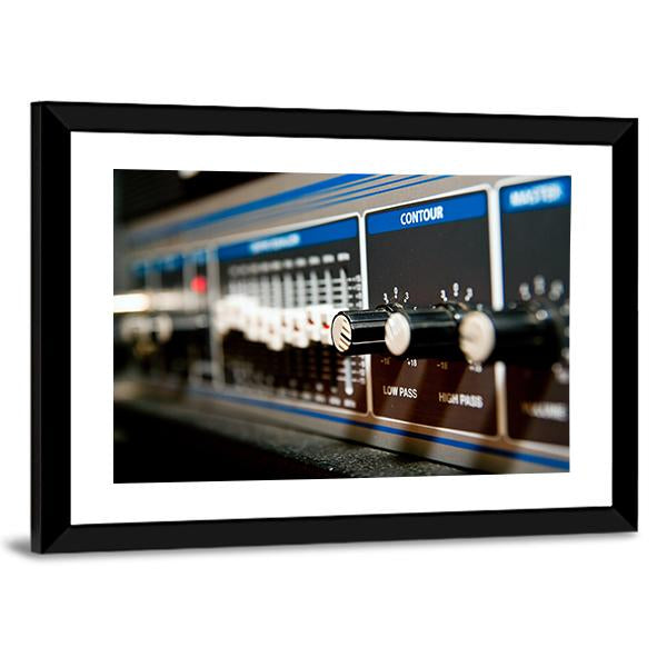 Amplifier Equipment Canvas Wall Art-3 Horizontal-Gallery Wrap-25" x 16"-Tiaracle