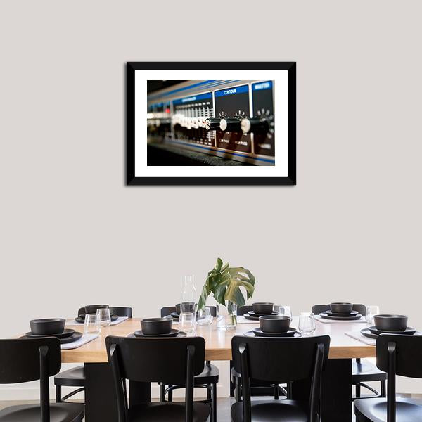Amplifier Equipment Canvas Wall Art-3 Horizontal-Gallery Wrap-25" x 16"-Tiaracle