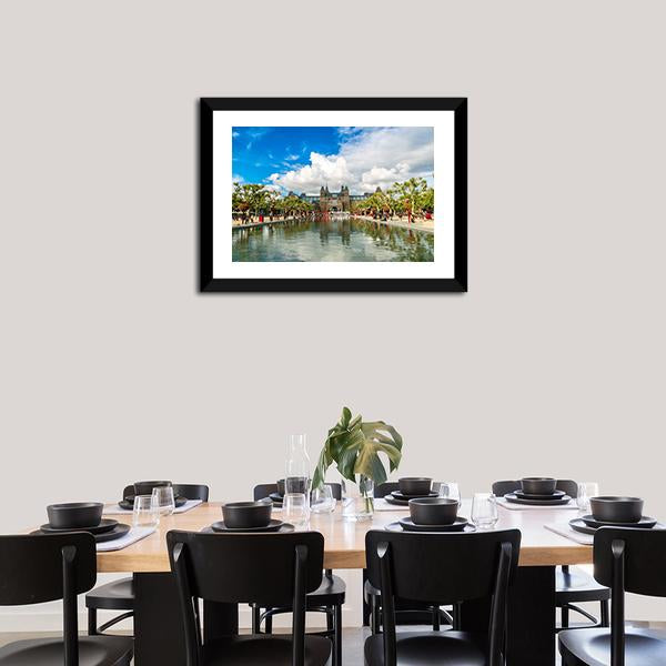 Amsterdam Museum Canvas Wall Art-3 Horizontal-Gallery Wrap-25" x 16"-Tiaracle