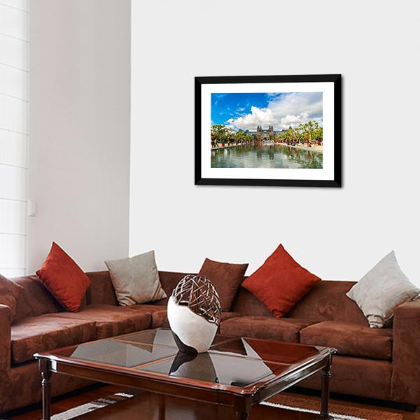 Amsterdam Museum Canvas Wall Art-3 Horizontal-Gallery Wrap-25" x 16"-Tiaracle
