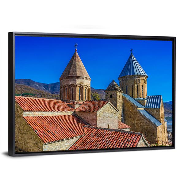 Ananuri Castle Georgia Canvas Wall Art-3 Horizontal-Gallery Wrap-25" x 16"-Tiaracle