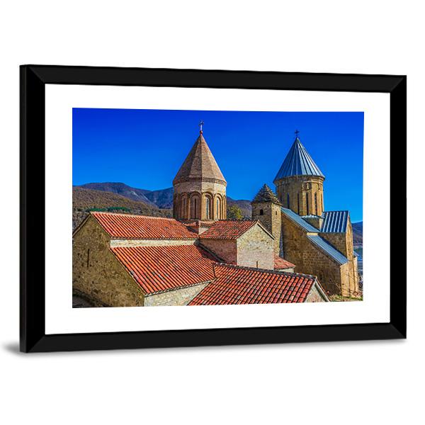 Ananuri Castle Georgia Canvas Wall Art-3 Horizontal-Gallery Wrap-25" x 16"-Tiaracle