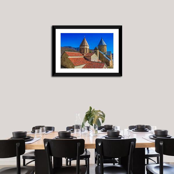 Ananuri Castle Georgia Canvas Wall Art-3 Horizontal-Gallery Wrap-25" x 16"-Tiaracle
