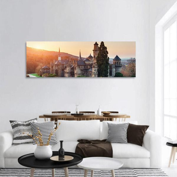Castle in Germany Panoramic Canvas Wall Art-1 Piece-36" x 12"-Tiaracle