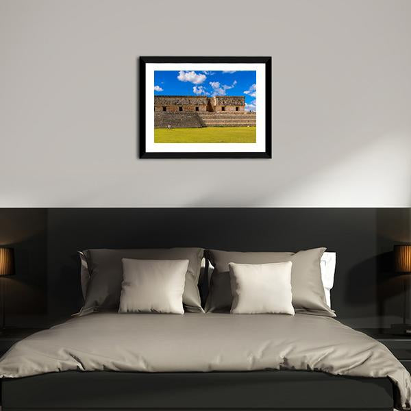 Ancient Maya City Canvas Wall Art-3 Horizontal-Gallery Wrap-25" x 16"-Tiaracle