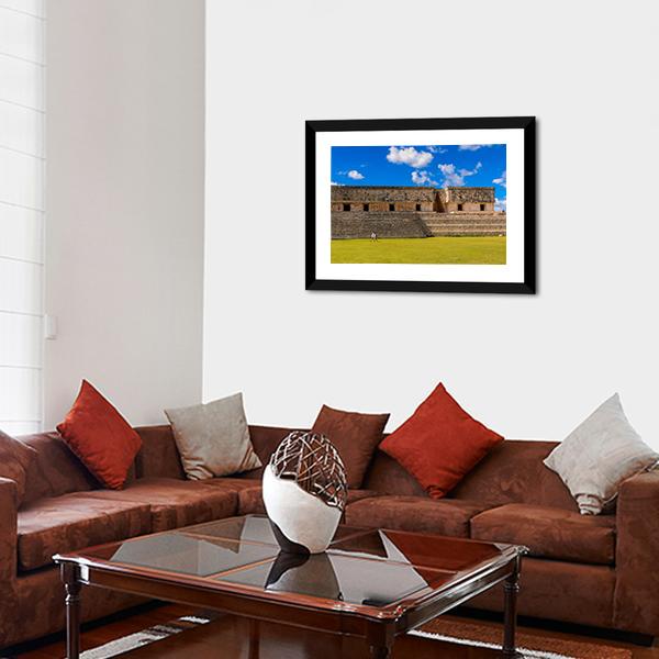 Ancient Maya City Panoramic Canvas Wall Art-1 Piece-36" x 12"-Tiaracle