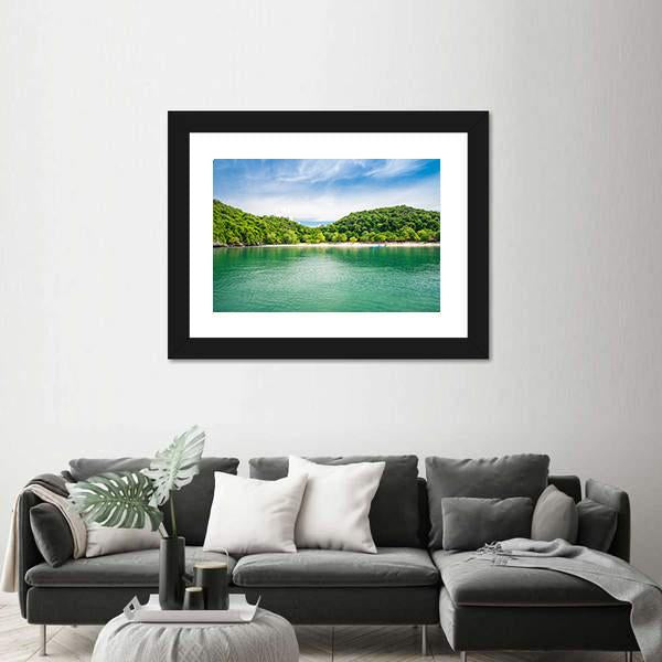 Ang Thong National Marine Park Canvas Wall Art-1 Piece-Framed Print-20" x 16"-Tiaracle