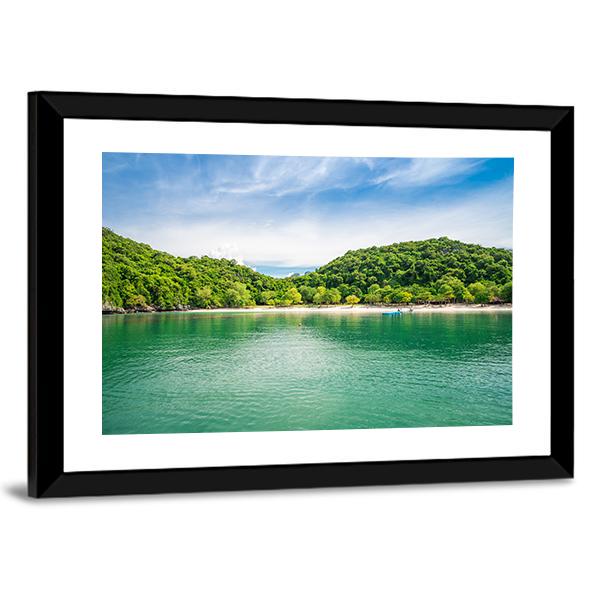 Ang Thong National Marine Park Panoramic Canvas Wall Art-1 Piece-36" x 12"-Tiaracle