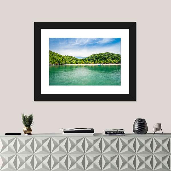 Ang Thong National Marine Park Panoramic Canvas Wall Art-1 Piece-36" x 12"-Tiaracle