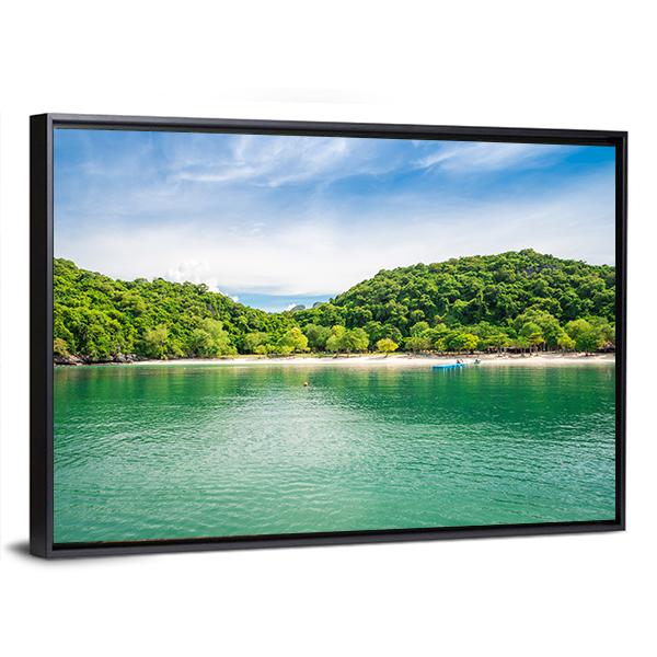 Ang Thong National Marine Park Panoramic Canvas Wall Art-1 Piece-36" x 12"-Tiaracle