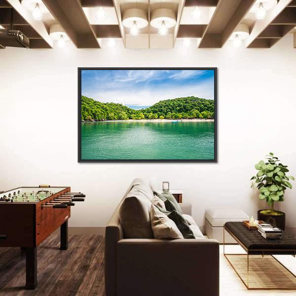 Ang Thong National Marine Park Panoramic Canvas Wall Art-1 Piece-36" x 12"-Tiaracle
