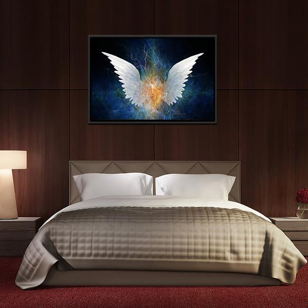 Angel Concept Canvas Wall Art-3 Horizontal-Gallery Wrap-25" x 16"-Tiaracle
