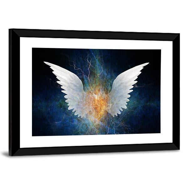 Angel Concept Canvas Wall Art-5 Horizontal-Gallery Wrap-22" x 12"-Tiaracle