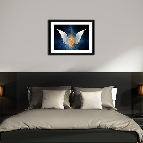 Angel Concept Canvas Wall Art-5 Horizontal-Gallery Wrap-22" x 12"-Tiaracle