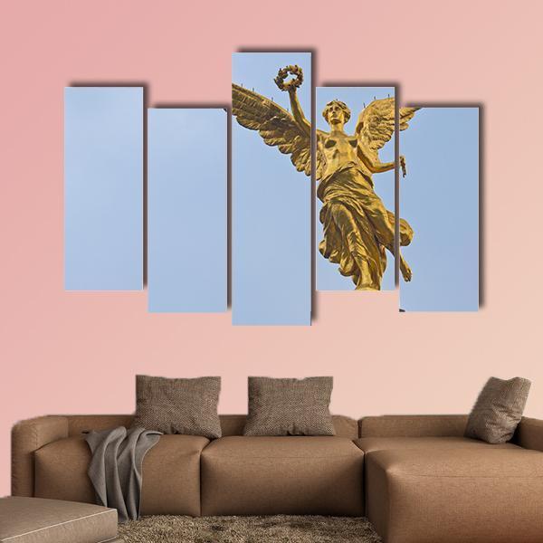 Angel Of Independence Mexico Canvas Wall Art-5 Pop-Gallery Wrap-47" x 32"-Tiaracle