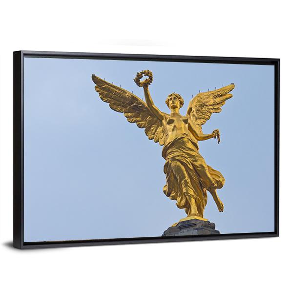 Angel Of Independence Mexico Canvas Wall Art-3 Horizontal-Gallery Wrap-25" x 16"-Tiaracle